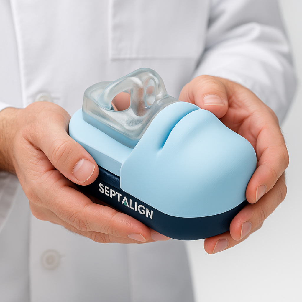 Final assembled SeptAlign training model used in physician training